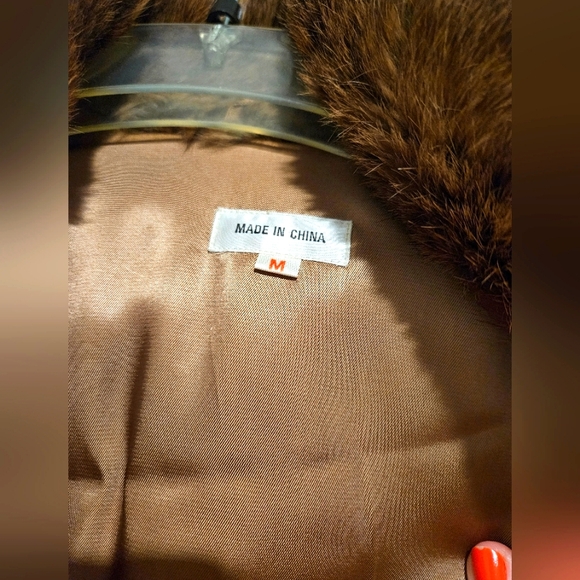 Vintage Rabbit Fur Mini Coat Size Small - Picture 5 of 15